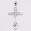 Croce barocca argento